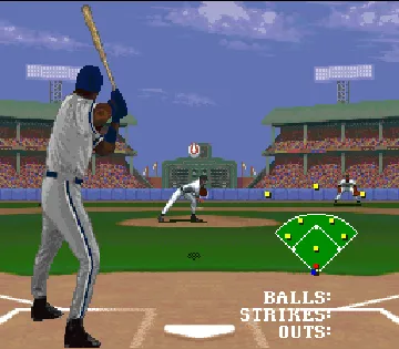 Frank Thomas Big Hurt Baseball (USA) screen shot game playing